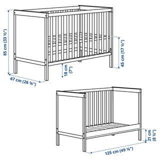 Cuna Ikea Sundvik Blanca