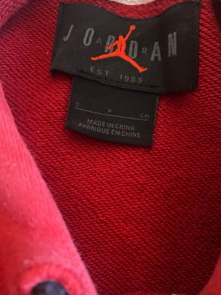 Sudadera Jordan Roja con Logo Jumpman