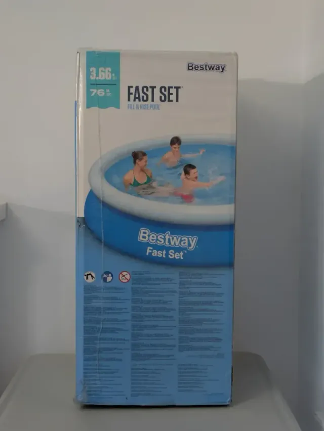 Piscina Bestway Fast Set 3.66m Set + Depuradora