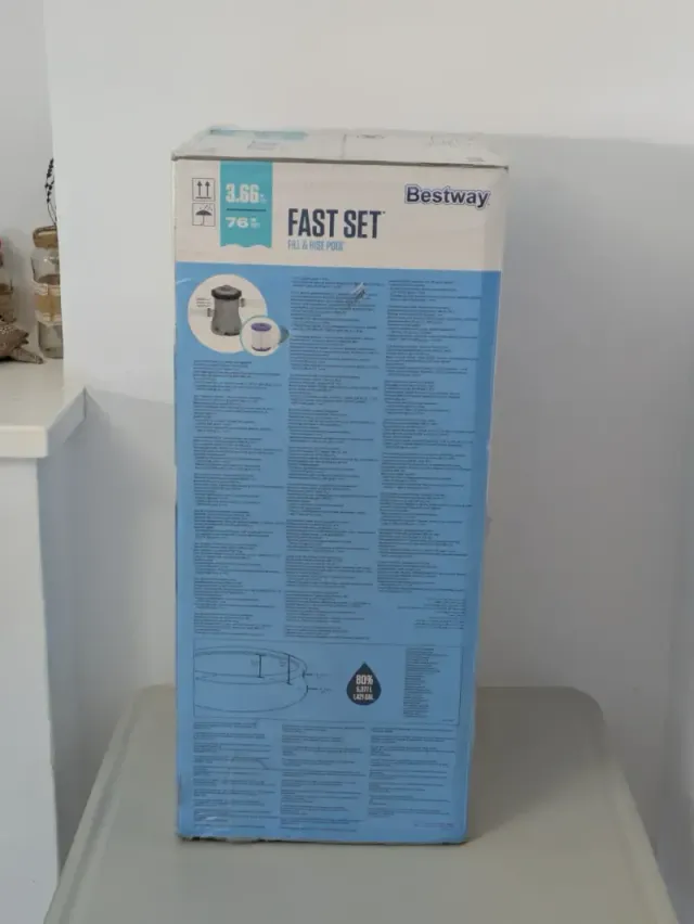 Piscina Bestway Fast Set 3.66m Set + Depuradora