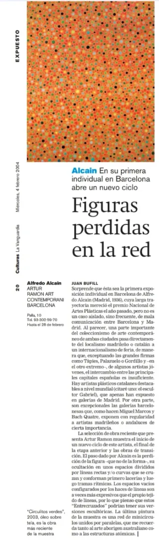 Alfredo Alcain. Circulitos verdes.