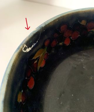 Magnífico cuenco Ingles William Moorcroft