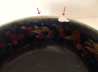 Magnífico cuenco Ingles William Moorcroft