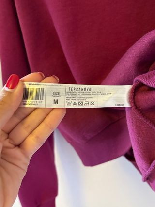 Felpa crop top felpata