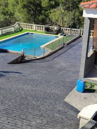 Hormigón impreso para exteriores