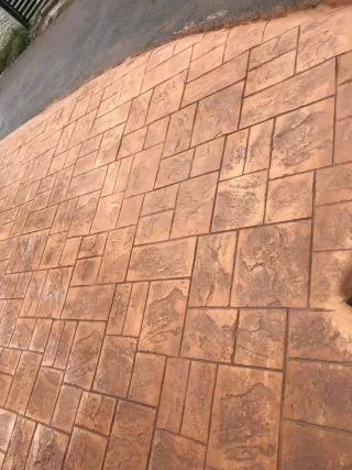Hormigón impreso para exteriores