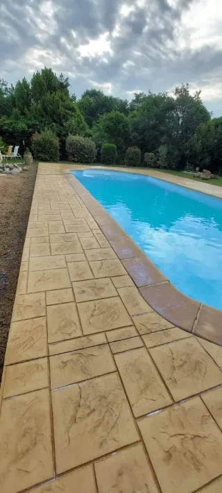 Hormigón impreso para exteriores