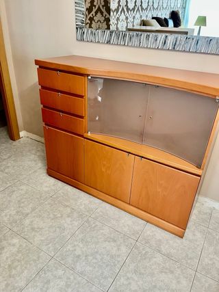 mueble de comedor, mesa y 4 sillas