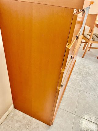 mueble de comedor, mesa y 4 sillas