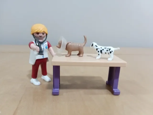 Playmobil Veterinaria con cuccioli