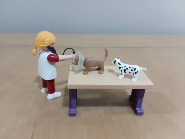 Playmobil Veterinaria con cuccioli