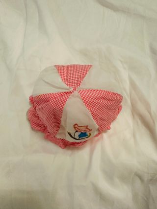Cappellino neonato cotone vintage