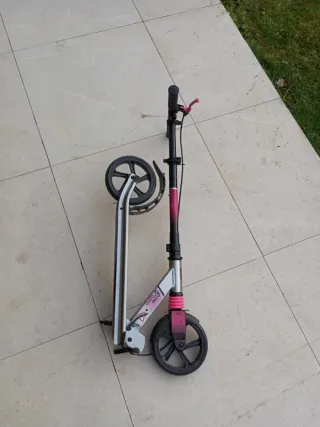 Patinete Oxelo MID9 rosa-negro