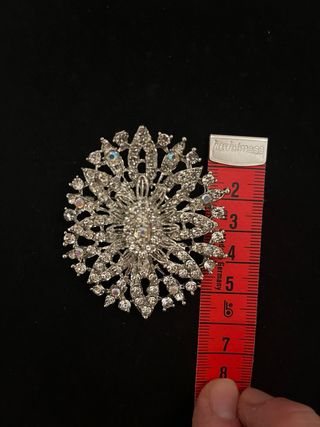 Aderezo Fallera Niña Plateado