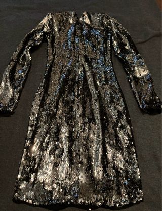 VESTIDO LENTEJUELAS Bershka Talla XS