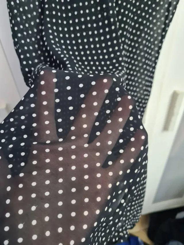 Lingerie sexy com bolinhas