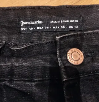 Falda Midi denim y floral T 40