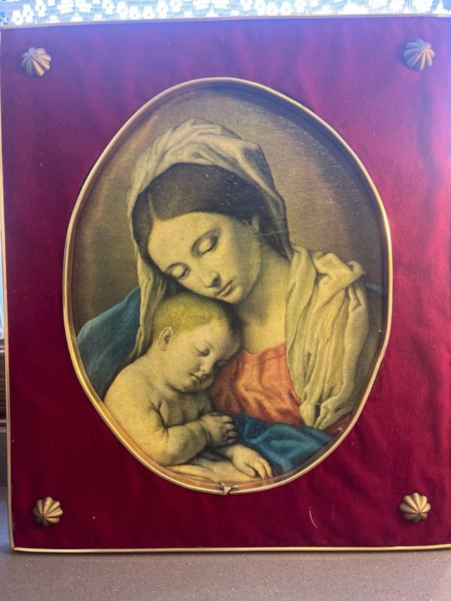 Decorazione Vergine con Bambino