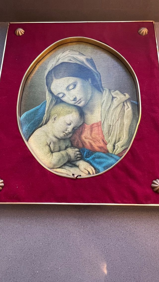 Decorazione Vergine con Bambino