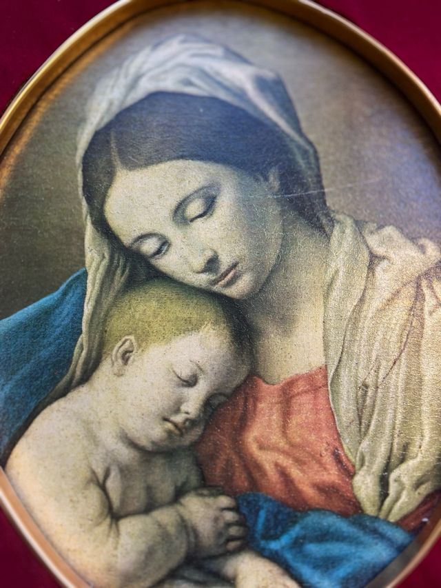 Decorazione Vergine con Bambino