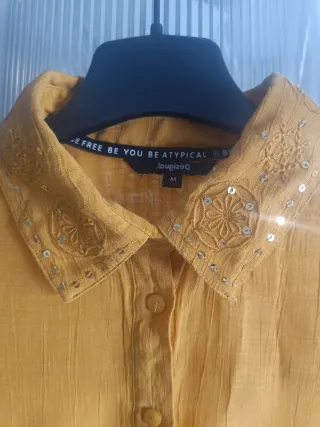 Camisa Desigual Amarilla