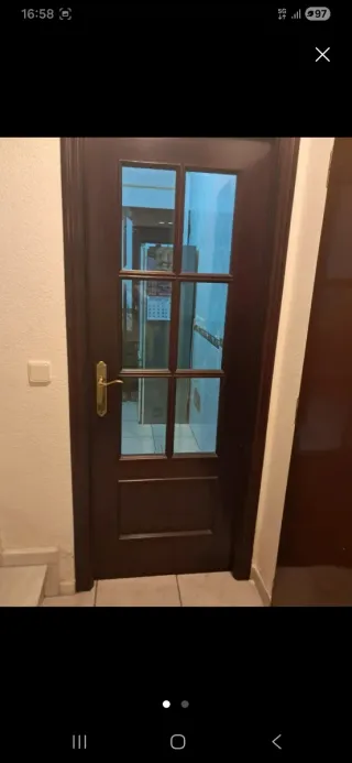 Puerta de comedor y cocina de madera Pk2 y pk1...