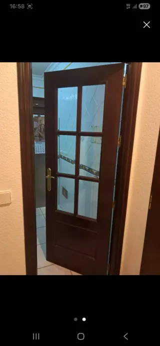 Puerta de comedor y cocina de madera Pk2 y pk1...