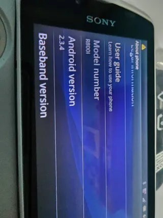 Sony Xperia Play Argento/Bianco