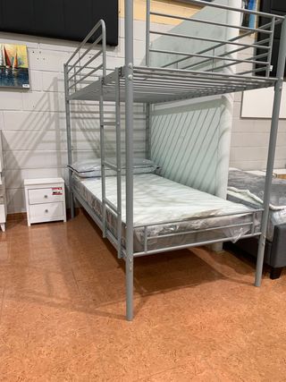 Litera Individual Metal Gris