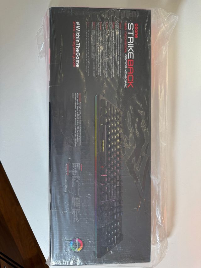 Teclado Gaming Ozone Strike Back RGB Español Nuevo