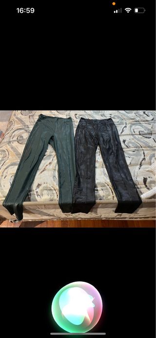 Leggings efecto piel Talla M (2 unidades)