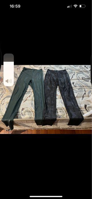 Leggings efecto piel Talla M (2 unidades)