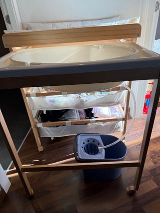 Cambiador bañera y almacenaje