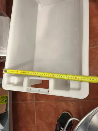 Barreño plástico alimentación