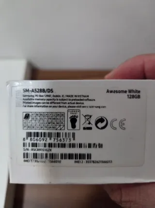 Samsung Galaxy A52s 5G Bianco + 3 protezioni