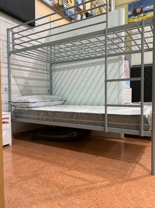 Litera individual metálica gris