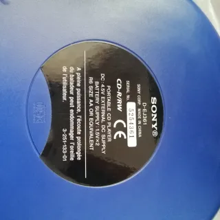 Reproductor CD Sony Walkman