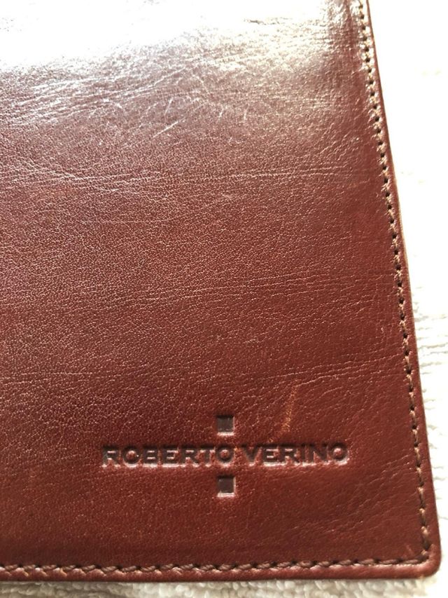 Tarjetero Piel Roberto Verino Marrón