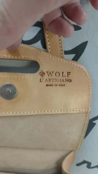 Borsa vero cuoio artigianale  Mai usata