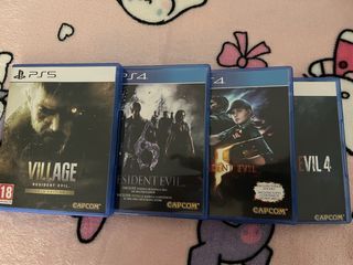 Resident Evil 4, 5, 6 y Village PS4/PS5