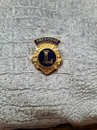 Insignia Vintage LionsClub International President