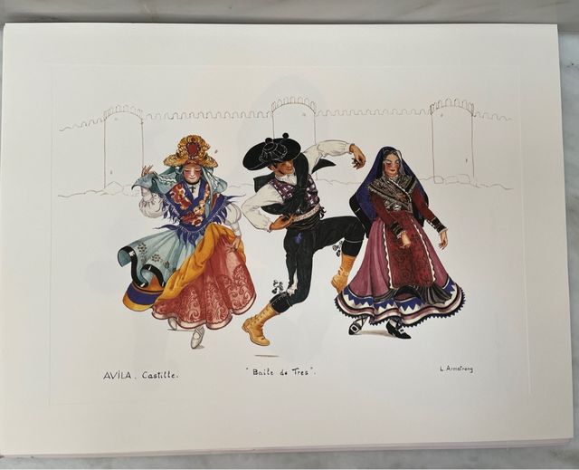 18 reproduciones de acuarelas