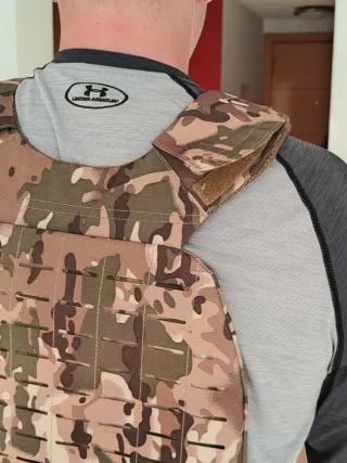 Chaleco Lastrado 10kg Camuflaje/Weighted vest 10kg