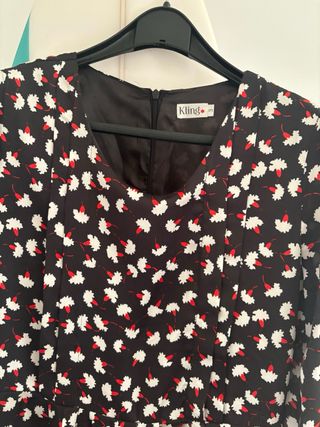 Vestido Kling Talla M Estampado Flores