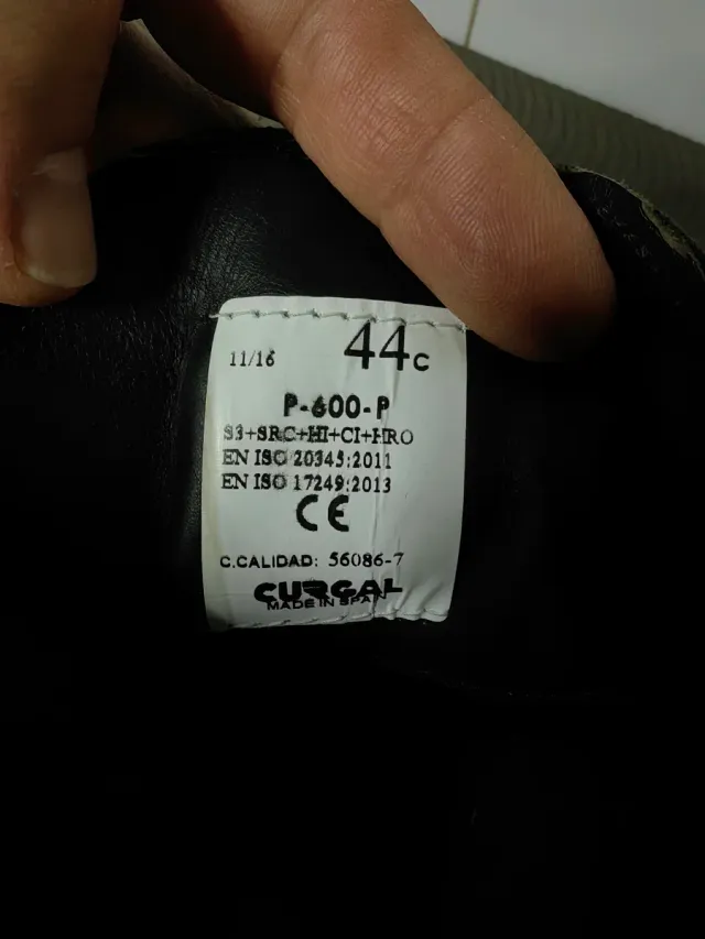 Botas Curgal Forestales Anticorte T-44 (43)