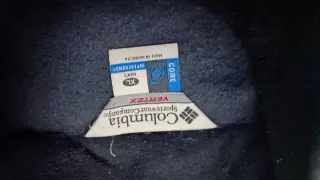 Forro polar Columbia caballero negro