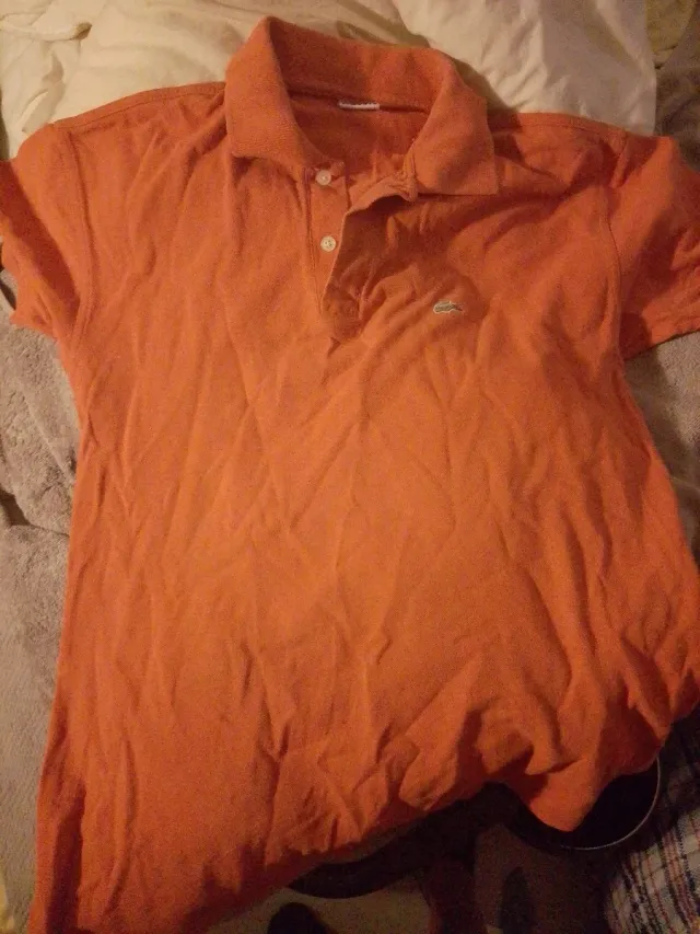 Polo Lacoste Naranja Talla XL Caballero