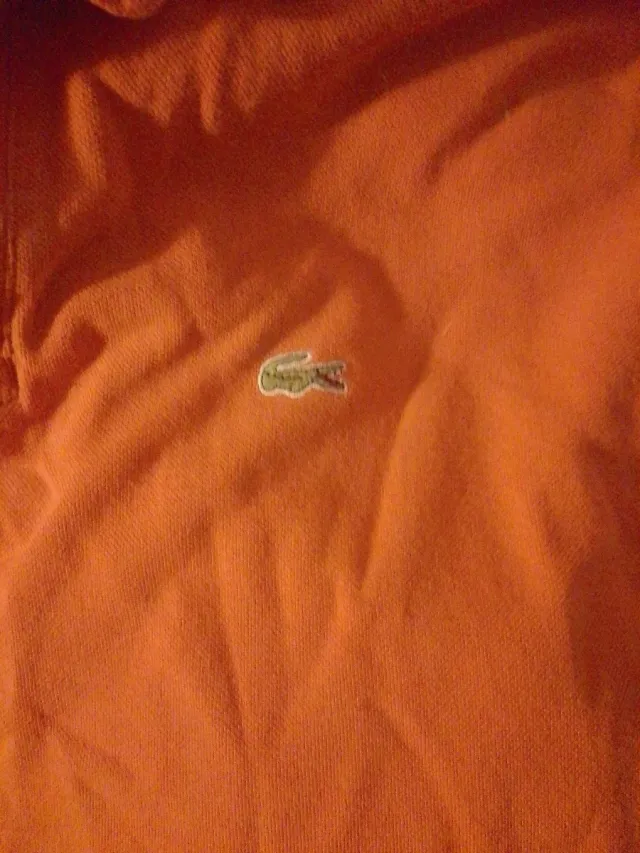 Polo Lacoste Naranja Talla XL Caballero