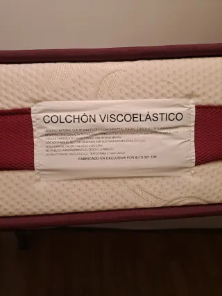 Colchón 90x180 cm nuevo+funda