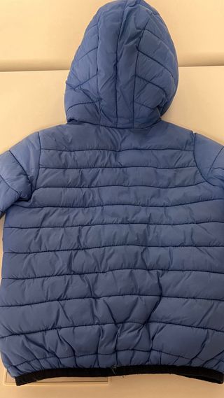 Chaqueta Zara niño azul con capucha